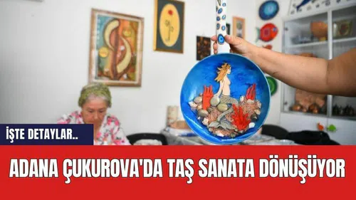 Adana Çukurova'da taş sanata dönüşüyor