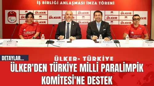 Ülker'den Türkiye Milli Paralimpik Komitesi'ne Destek