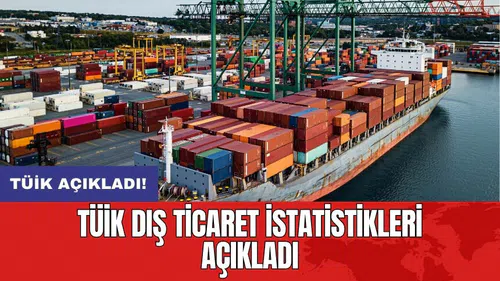 TÜİK dış ticaret istatistikleri açıkladı