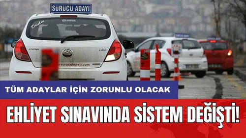 Ehliyet sınavında sistem değişti: Tüm adaylar için zorunlu olacak