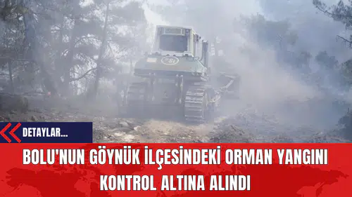 Bolu'nun Göynük İlçesindeki Orman Yangını Kontrol Altına Alındı