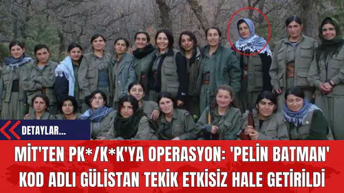 MİT'ten PK*/K*K'ya Operasyon: 'Pelin Batman' Kod Adlı Gülistan Tekik Etkisiz Hale Getirildi