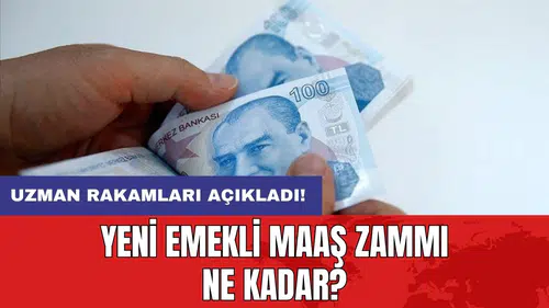 Yeni emekli maaş zammı ne kadar? Uzman rakamları açıkladı!
