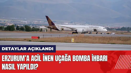 Uçağa bomba ihbarı nasıl yapıldı? Detaylar açıklandı
