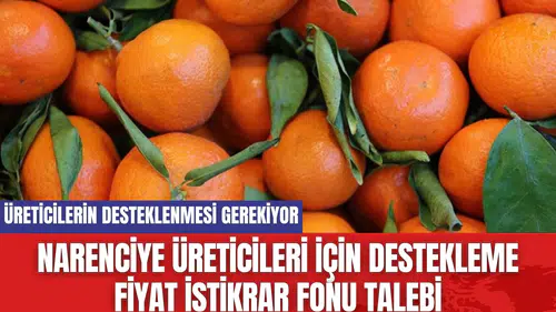 Narenciye Üreticileri İçin Destekleme Fiyat İstikrar Fonu Talebi