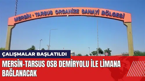 Mersin-Tarsus OSB demiryolu ile limana bağlanacak!