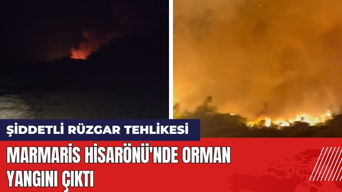 Marmaris Hisarönü'nde Orman Yangını Çıktı