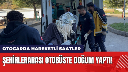 Şehirlerarası Otobüste Doğum Yaptı