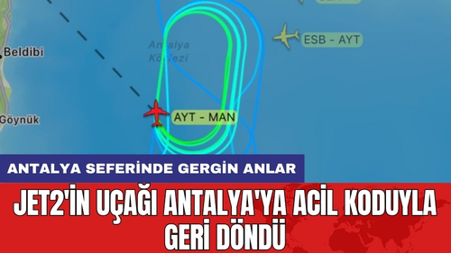 Jet2'in Uçağı Antalya'ya Acil Koduyla Geri Döndü