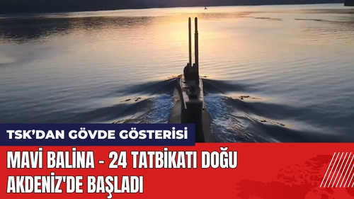 Mavi Balina - 24 Tatbikatı Doğu Akdeniz'de Başladı