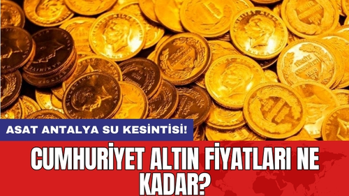 Cumhuriyet altın fiyatları ne kadar? 6 Kasım 2024 altın kuru fiyatları