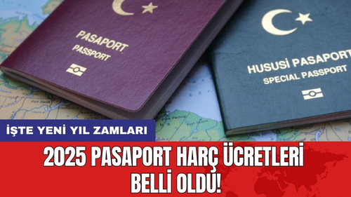 2025 Pasaport Harç Ücretleri Belli Oldu! İşte Yeni Yıl Zamları