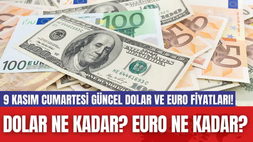 Dolar Ne Kadar? Euro Ne Kadar? 9 Kasım Cumartesi Güncel Dolar ve Euro Fiyatları!