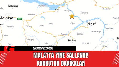 Malatya Yine Sallandı! Korkutan Dakikalar