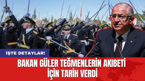 Bakan Güler Teğmenlerin Akıbeti İçin Tarih Verdi