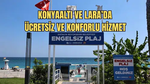 Antalya’nın Engelsiz Plajları Ziyaretçi Rekoru Kırıyor