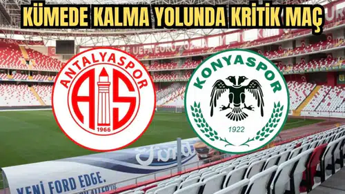 Anlık Anlatım | Antalyaspor 0 - 0 Konyaspor
