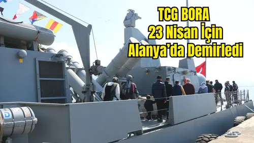TCG BORA Hücumbotu Alanya'da Kapılarını Halka Açtı