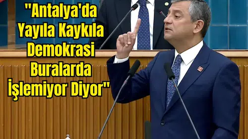 Özgür Özel'den Barrack'a Antalya'dan Sonra Meclis'te 'Hadsiz' Çıkışı