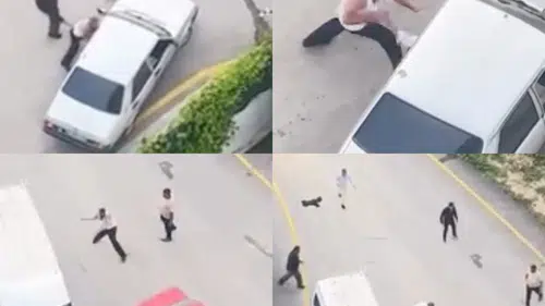 Mersin'de Sokak Ortasında Taşlı Kavga: Araçlara ve Sürücülere Saldırdılar