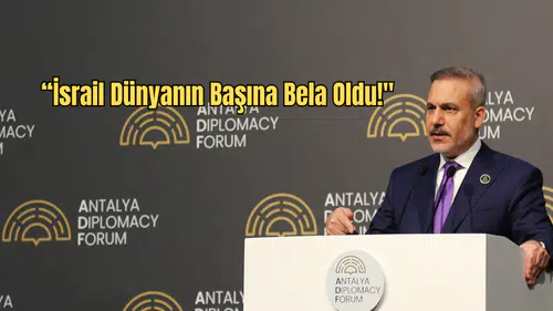 Bakan Fidan'dan Antalya'da Sert Çıkış