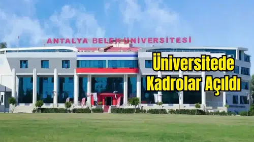 Antalya Belek Üniversitesi Akademisyenler Arıyor