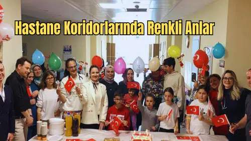 Burdur’da Hastane Koridorları Şölen Alanına Döndü