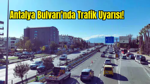 Antalya Bulvarı’nda Yan Yol Trafiğe Kapanıyor!