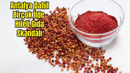 Serik Merkezli Firmada Boyalı Baharat Skandalı