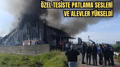 Alevlerin Sardığı Tesisten Son Anda Kaçtılar!