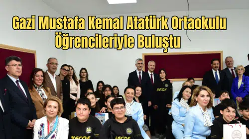 Hatay'da Kadın Dayanışması: Gazi Mustafa Kemal Ortaokulu Törenle Açıldı!