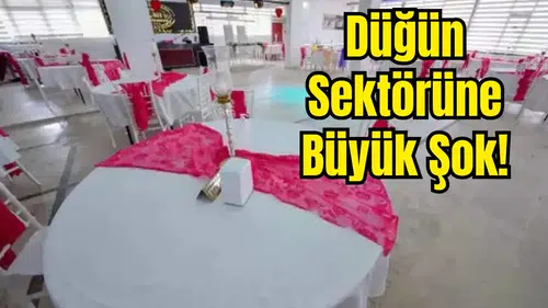 Antalya'da Düğün Salonu Rezervasyonlarında Yüzde 60 Düşüş