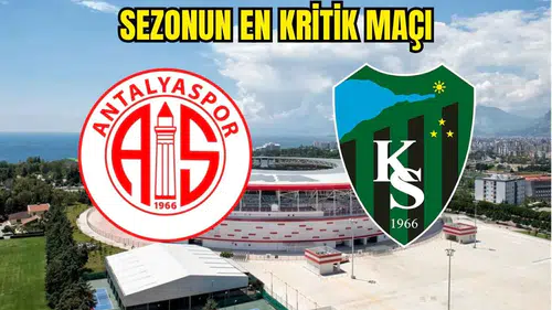 Antalyaspor Kader Maçına Çıkıyor!