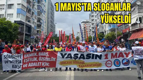 Antalya'da Emekçiler 1 Mayıs için Meydana İndi!