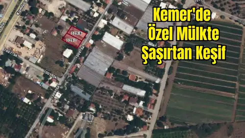 Kemer Tekirova'da Temel Kazısından Antik Mezar Çıktı