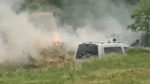 Burdur Yusufça'da Yangın: Saman Balyaları Kül Oldu
