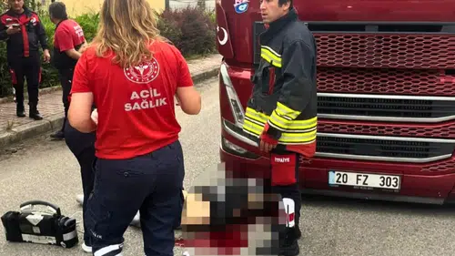 Süt Fabrikasındaki Mesaisine Gidiyordu, TIR Eceli Oldu