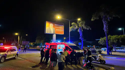 Gazipaşa'da Motosiklet Kazası: Ön Tekeri Patladı, Ağır Yaralandı