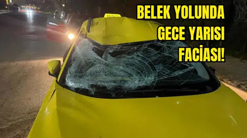 Belek’te Yürek Yakan Ölüm! Genç Bisiklet Sürücüsü Taksiyle Çarpıştı