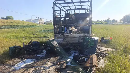 Manavgat’ta Şüpheli Kamyonet Yangını! Anneden 'Oğlum Yaktı' İddiası