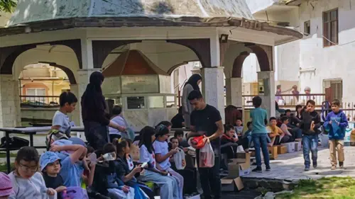 Gömbe Yaylası'nda Asırlık Gelenek: Çocuklar Şeker İçin Kuyruğa Girdi