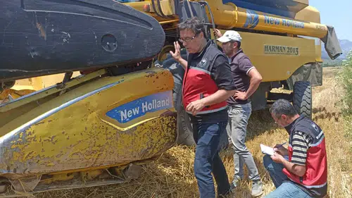 Serik'te Milyonlarca Liralık Hasat Kaybının Önüne Geçiliyor