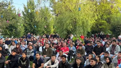 Burdur'da Milli Maç Heyecanı Gençlik Parkı'nda Yaşandı
