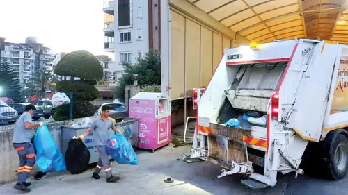 Alanya’da 9 Günde 10 Bin 578 Ton Atık Toplandı