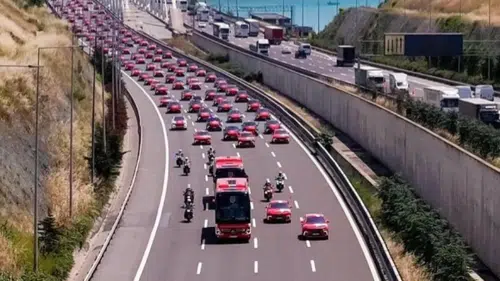 A Milli Takım Dünya Kupası’na Konvoylarla Uğurlandı!