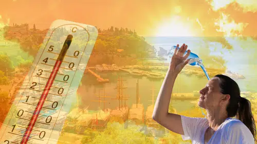 Antalya Haritası Kıpkırmızı Oldu! Termometreler 41 Dereceyi Görüyor