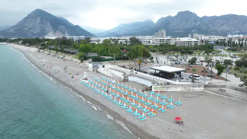 Antalya Büyükşehir Belediyesi ANET Liman Beach Tesisini Yaza Hazırladı