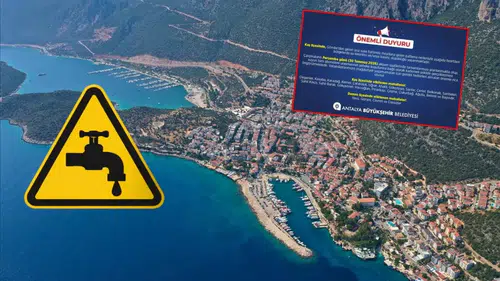 Yangın Kabusu Kontrol Altında Derken Kaş ve Demre'de Su Kesintisi Şoku!