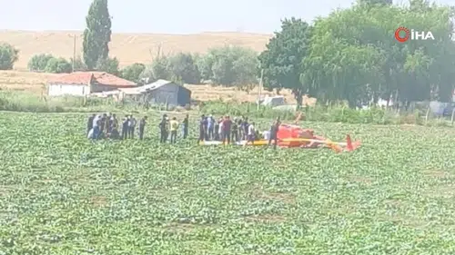 Ankara'da Eğitim Helikopteri Düştü! TUSAŞ'a Ait Helikopterde 2 Personel Yaralandı
