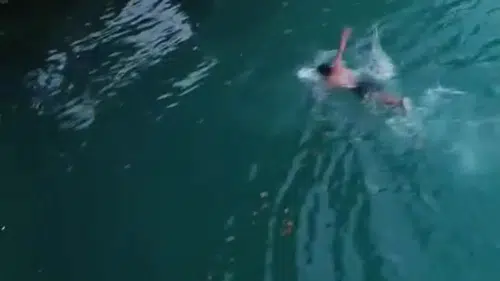 Manavgat'ta Tehlikeli Atlayış Kamerada! 20 Metreden Irmağa Atladılar